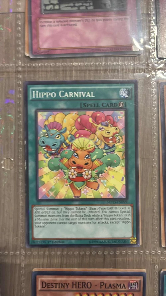 Tarjeta mágica común Hippo Carnival MP15-EN099 YuGiOh primera edición Foto 1 de 1