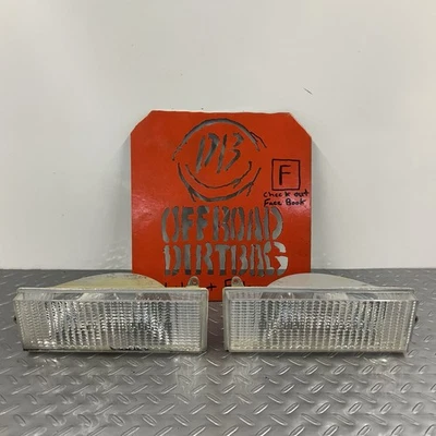 Conjunto de lentes 91-96 Jeep Cherokee XJ luzes de seta motorista e passageiro - Imagem 1 de 4