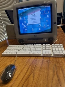 VINTAGE APPLE iMAC G3 825-5251-A Blue&White Power Mac 2000 - Picture 1 of 8