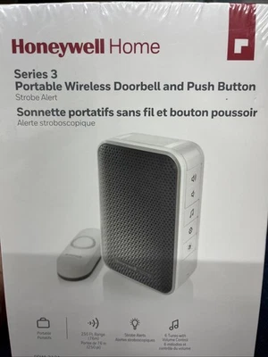 Timbre inalámbrico portátil Honeywell Home Serie 3 nuevo sellado Foto 1 de 3