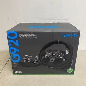 Logitech G920 Driving Force Racing Wheel & Pedals for Xbox Series X|S, Xbox New. - Picture 1 of 15
