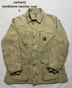 Carhartt Sandstone Rancher Mantel Jacke Herren Größe L Beige 2012 - Bild 1 von 10