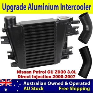 Intercooler y mangueras de aluminio de 65 mm de actualización para Nissan Patrol GU Y61 ZD30 3,0 L - Imagen 1 de 14