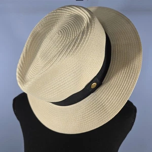 Wallaroo Hat Company Damen Fedora Hut - Creme - Größenverstellbar Medium / Large - Bild 1 von 7