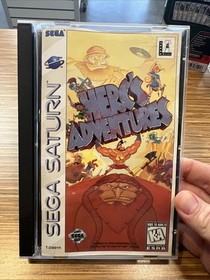 RARE Sega Saturn Herc's Adventures 1997 Authentic & Complete CIB