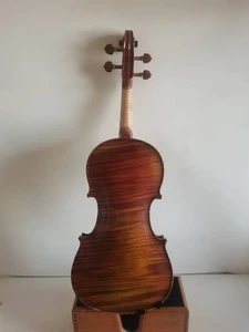 4/4 violin Baroque Model solid Flamed maple back spruce top hand Made K0169 - Picture 1 of 6