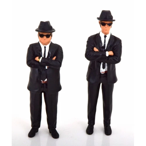 KK-SCALE KKFIG009 KK SCALE FIGURES - SET 2X JAKE AND ELWOOD KKFIG009 1/18