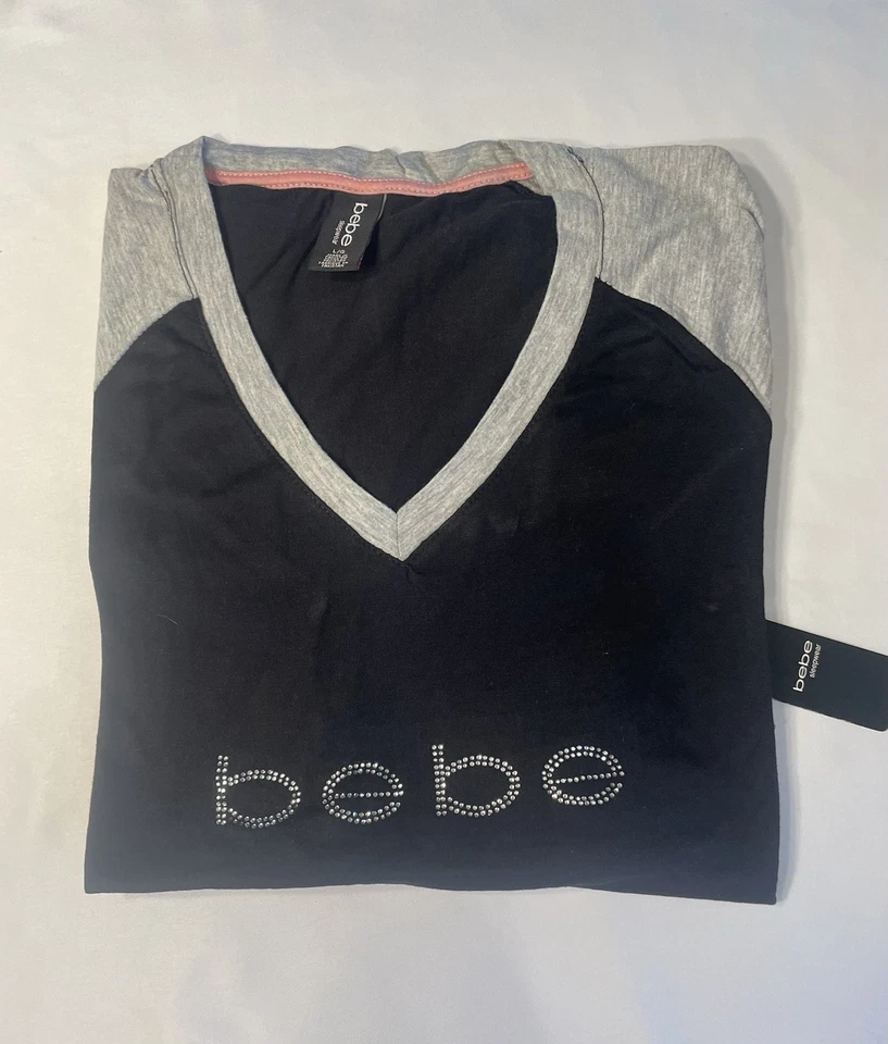 Ropa de dormir oficial Bebe negra de noche grande con logotipo de estrás nueva con etiquetas Foto 1 de 4