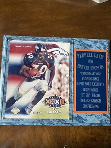 Terrell Davis Denver Broncos NFL Football Plaque - Picture 1 of 6