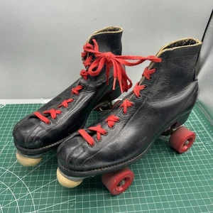 De colección Chicago Roller Skate Co Alto Negro/Rojo Talla 11/12/13? - Imagen 1 de 7