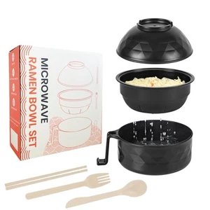 Microwave Ramen Cooker,Ramen Bowl Set,Microwave Noodle Bowl With Chopsticks a... - Picture 1 of 6