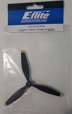 Hélice de 3 palas E-flite 120 mm x 70 mm EFLUP120703B hélices avión eléctrico Foto 1 de 2
