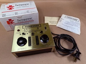 Vintage MRC Twinpower HO Model Railroad Train Control 202 N w/ Box & Papers - Picture 1 of 19