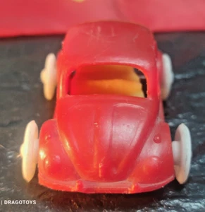 VINTAGE VOLKSWAGEN BEETLE CAR TOY VW PLASTIC METAL SOVIET ERA GERMANY BULGARIA - Picture 1 of 24