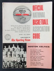 1958-1959 The Sporting News guía de la NBA Bill Russell Celtics 176586 - Imagen 1 de 1