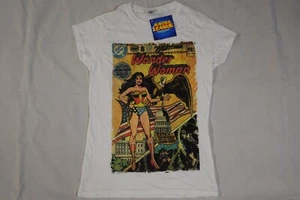 JUSTICE LEAGUE COMICS WONDER WOMAN ISSUE 272 LADIES SKINNY T SHIRT NEW OFFICIAL - Picture 1 of 6