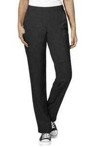New W123 by WonderWink 5155 Women's Elastic Waistband Cargo Scrub Pant - Picture 1 of 16