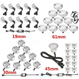 6/10er Set Terrassen Einbaustrahler LED Aussen Bodeneinbauleuchten Küche Garten  - Bild 1 von 18