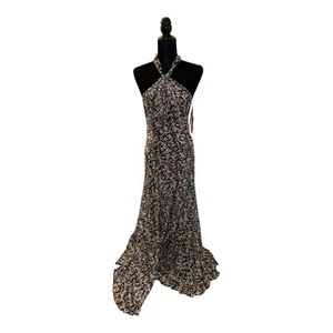 🔥 $1995 Derek Lam NY 100% Seta Silk Italian Made Women’s Long Dress US Sz 2 🔥 - Picture 1 of 8