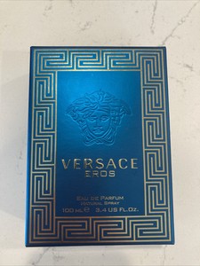 Versace Eros Men's 3.4oz Men's Eau de Parfum*not In Plastic But In Box*95%full