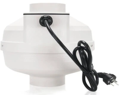4 inch 260 CFM Radon Mitigation System Inline Duct Fan, IP67 Waterproof - Image 1 of 2
