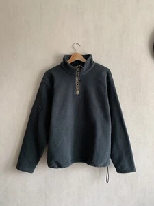 Vintage Quicksilver Fleece Jacket 1/4 Zip Big Logo - Picture 1 of 8