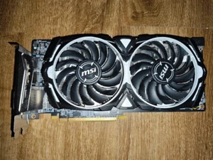 MSI RX 580 ARMOR OC 8 GB GPU AMD Radeon RX 580 8GB GDDR5 Gaming Video Card - Bild 1 von 2