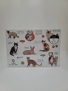 Jigsaw Puzzle "CATS" by Rae Dunn 1000 Piece New in Unopened Box 27" x 20" - Picture 1 of 5