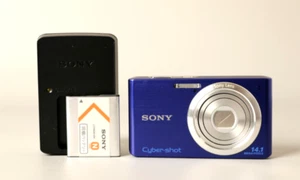 Sony Cyber-shot DSC-W610 Blue 14.1MP Compact Digital Camera Tested from Japan - Picture 1 of 20