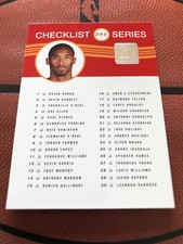 2011-12 Panini NBA Hoops - Kobe Bryant - Checklist - #293