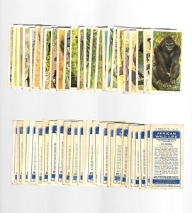 CIGARETTE/TRADE/CARDS. Brooke Bond. African Wild Life. (Full Set of 50). (1961). - Picture 1 of 1