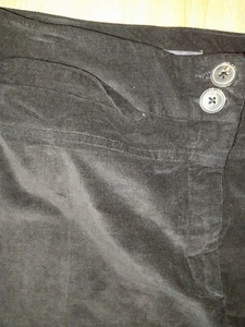 Black Velvet Style A-line Skirt. Size 16. M&S. 60s Style, Mod, Psych - Picture 1 of 5