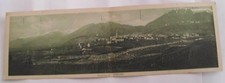 Trento panorama di Strigno - spedita f. p. 1936 cart doppia