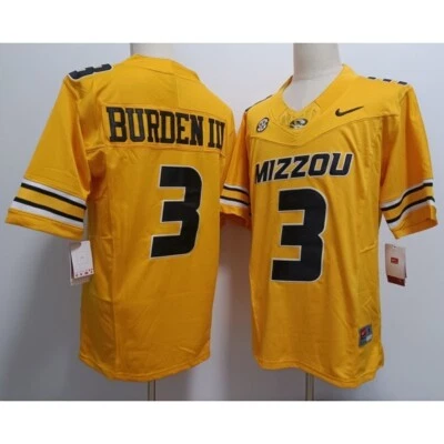 NCAA Luther Burden III Missouri Tigers Yellow VAPOR Jersey STITCHED XL NWT - Image 1 of 4