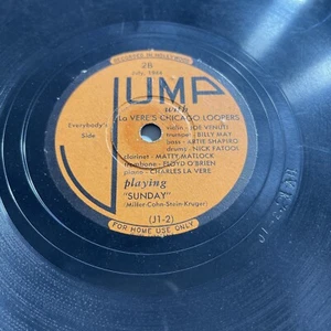 LA VERE’s CHICAGO LOOPERS on 1944 Jump 1 - Baby Won’t You Please Come Home - Picture 1 of 4