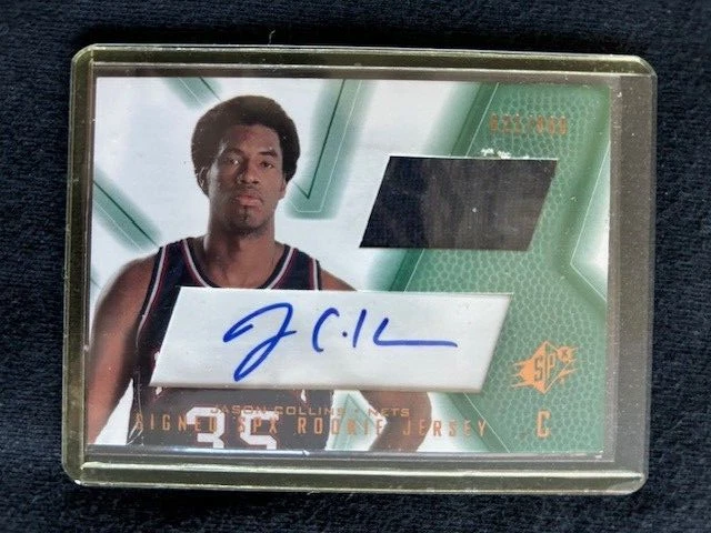 Jason Collins    /800 RC  Certified Auto Jersey Autograph Signature - Image 1 of 1