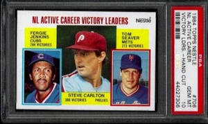 PSA 10 - 1984 Topps Nestle #706 Tom Seaver/Steve Carlton Mets/Phillies/Cubs HOF - Bild 1 von 2
