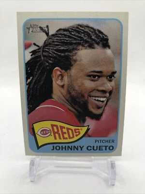 2014 Topps Heritage Johnny Cueto #123 Cincinnati Reds - Image 1 of 2