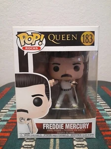 F. Mercury #183/4 Funko Pop! Vinyl Figure Rocks Queen Brand New Mint Condition  - Picture 1 of 2