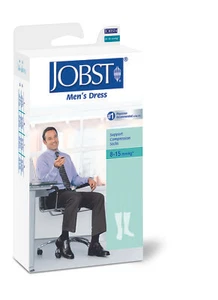 Calcetines hasta la rodilla de compresión Jobst para hombre 8-15 mmhg soportes terapéuticos - Imagen 1 de 2