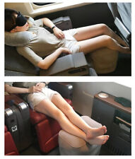 Inflatable Foot Rest Travel Plane Cushion Office Home Leg Pillow Relax Support