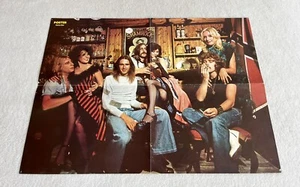 STATUS QUO 1975 Shamrock Saloon Swedish Poster Magazine 1970s Very Rare Vintage - Picture 1 of 9