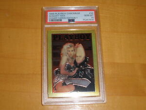 1995 Playboy Chromium Cover Cards Edition #98 Pamela Anderson Dan Akroyd PSA 10