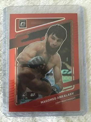 2022 Donruss Optic UFC Magomed Ankalaev Red Prizm /199. Light Heavyweight - Image 1 of 3