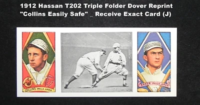1977 Dover Reprint 1912 HASSAN T202 Triple Folder "Collins Easily Safe" _ (J) - Image 1 of 2