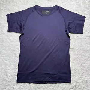 Vollebak Mens Merino T-shirt Short Sleeve Purple Size M Vented - Picture 1 of 10