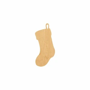 Christmas Stocking Design 1 Laser Cut Out Wood Shape Craft Supply - Picture 1 of 3