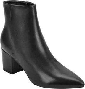 NWB Marc Fisher Jelly- M Leather Black Booties sz 9M - Picture 1 of 19