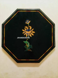 3'x3' Thanksgiving Coffee Table Top Rare Gemstone inlay Work Hallway Decor - Picture 1 of 3