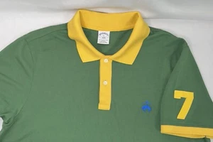 Herren Brooks Brothers Performance Polo XL grün mit Kontrastbesatz & BB-Logo - Bild 1 von 6